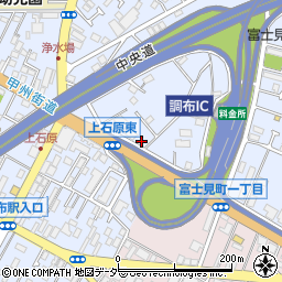 東京都調布市富士見町1丁目2-7周辺の地図