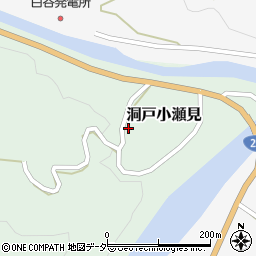 岐阜県関市洞戸小瀬見2422周辺の地図