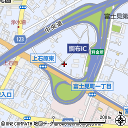 東京都調布市富士見町1丁目3-17周辺の地図