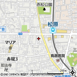 東京都世田谷区赤堤3丁目4-6周辺の地図