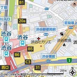 アイン薬局　渋谷宮益坂店周辺の地図