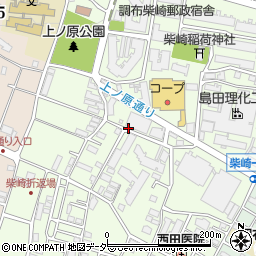 東京都調布市柴崎周辺の地図