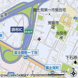 東京都調布市富士見町1丁目10-31周辺の地図
