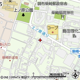 東京都調布市柴崎周辺の地図