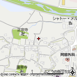 山梨県甲州市勝沼町下岩崎1771周辺の地図