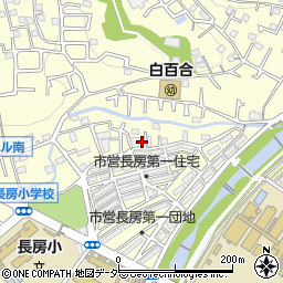 東京都八王子市長房町106周辺の地図
