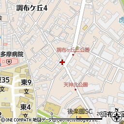 田村邸駐車場周辺の地図