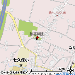 慈福禅院周辺の地図