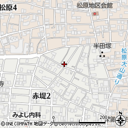 東京都世田谷区赤堤2丁目48-1周辺の地図