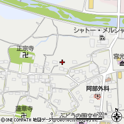 山梨県甲州市勝沼町下岩崎1763周辺の地図