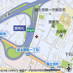 東京都調布市富士見町1丁目10-14周辺の地図