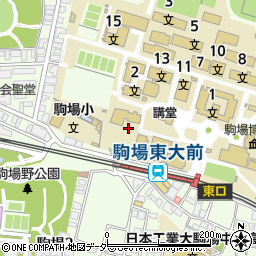 東京都目黒区駒場周辺の地図