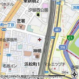 東日本銀行赤坂支店周辺の地図