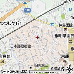 仙川在宅マッサージ周辺の地図