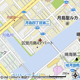 東京都中央区月島4丁目18-10周辺の地図