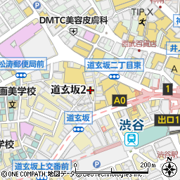 串焼BISTRO 福みみ 渋谷店周辺の地図