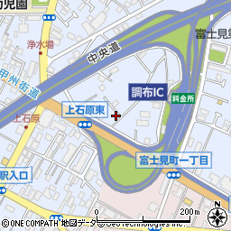 東京都調布市富士見町1丁目2-9周辺の地図
