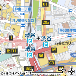 銀座デンタルホワイト渋谷院周辺の地図