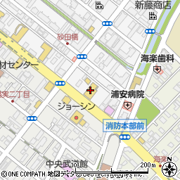 千葉トヨタ自動車浦安やなぎ通り店周辺の地図