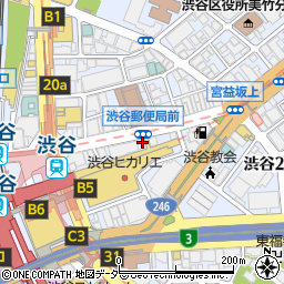 個室肉バル 食べ放題 まいた 渋谷本店周辺の地図