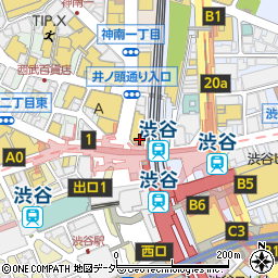 チアガール居酒屋 ーCheer up Tokyoー 渋谷ハチ公前周辺の地図