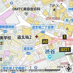 焼肉 もうもうくうくう 渋谷店周辺の地図