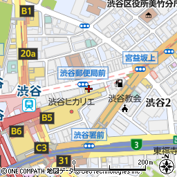 ドコモショップ渋谷宮益坂店周辺の地図