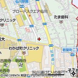 東京都調布市仙川町1丁目53周辺の地図