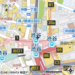 LUXURY KARAOKE＆BAR PALACE－パレス－ 渋谷駅前店周辺の地図