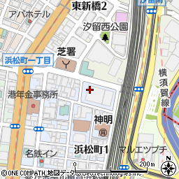 東日本銀行浜松町支店 ＡＴＭ周辺の地図