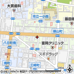 八王子横山町郵便局 ＡＴＭ周辺の地図