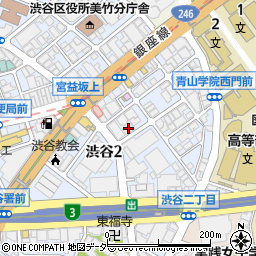 クロスオフィス渋谷メディオ周辺の地図