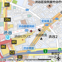 ナビ渋谷４周辺の地図