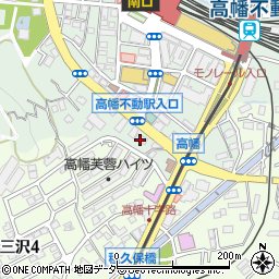 メガネストアー高幡不動店周辺の地図