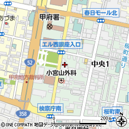 日本司法支援センター　山梨地方事務所周辺の地図
