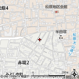 東京都世田谷区赤堤2丁目48-19周辺の地図
