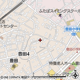 東京都日野市豊田4丁目周辺の地図