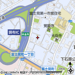 東京都調布市富士見町1丁目10-22周辺の地図