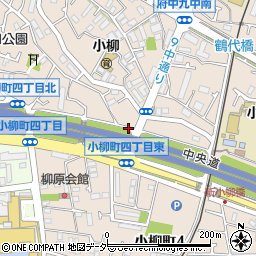 東京都府中市小柳町4丁目20周辺の地図