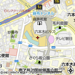 スパイスビストロ DIYA 六本木ヒルズ店周辺の地図