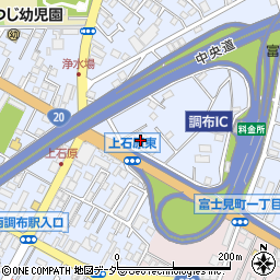 東京都調布市富士見町1丁目2-2周辺の地図