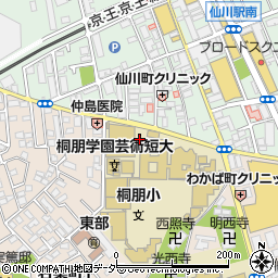 桐朋学園宗次ホール周辺の地図