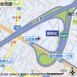 東京都調布市富士見町1丁目2-12周辺の地図