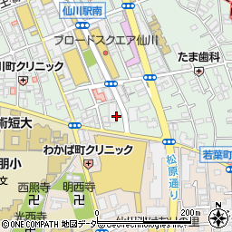 東京都調布市仙川町1丁目52周辺の地図
