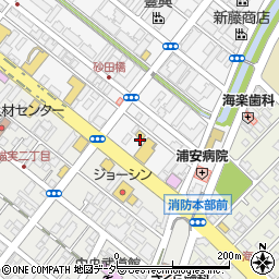 千葉県浦安市北栄4丁目2-13周辺の地図