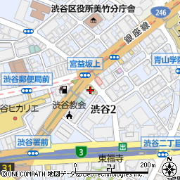 ベローチェ渋谷二丁目店周辺の地図