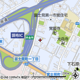 東京都調布市富士見町1丁目10-33周辺の地図