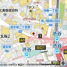 東京都渋谷区宇田川町23周辺の地図