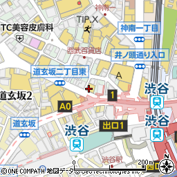 はかた地どり 福栄組合 渋谷周辺の地図