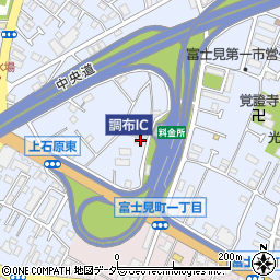 東京都調布市富士見町1丁目13-32周辺の地図
